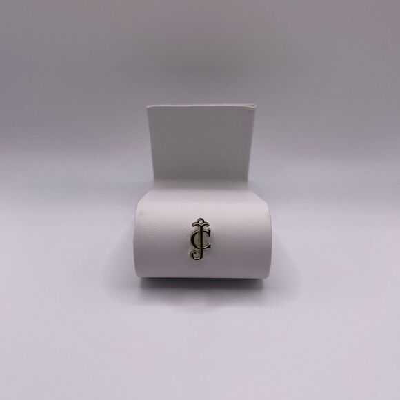 Juicy Couture Women’s Gold JC Initial Logo Necklace Pendant Charm - Picture 1 of 8